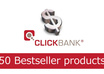 give you A list of Currently 50 Bestseller products in clickbank