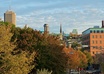 take a city scene or landscape photograph