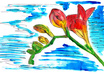 draw and  paint a house, pet, car, landscape in watercolour small1