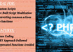 create or modify custom PHP scripts and offer free live demo