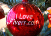 put your text on two Real 3D Christmas Tree Balls professionally in 24 Hours just