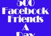 guide you how to get 500 facebook friends a day with only 5 minutes