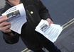 distribute 100 flyers in downtown Toronto