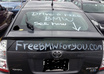 drive my toyota Prius in the dc metro area during am or pm rush hour with your website message or ad chalked on rear or side glass small1