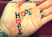 write your message on my hand