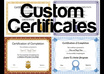 create a CERTIFICATE of your choice