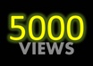 give you 5000+ Real YOUTUBE Views, Safe youtube Views, High Retention Rate for your video