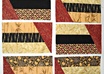 send you 6 asian themed quilt blocks