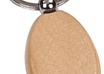 laser engrave a Maple Oval Keychain