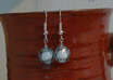 make these blue/white earrings