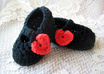 crochet these baby Mary Jane shoes small1