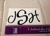 create vinyl initials for your home decor