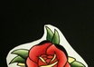 paint and mail you a personalized hand drawn rose with your loved ones name on it