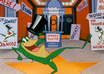 make a phone call to whoever you wish and sing a quick custom or famous song in voice of Michigan J Frog from the WB
