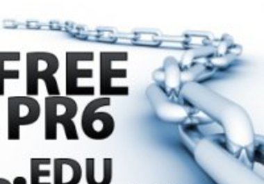 create 15 dofollow 3xpr6 and 2xpr4 EDU backlinks to your site also pinged to 27 rss directories big1