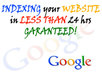 index your web site in less than 24hrs