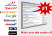 spin and submit your article to over 100 article directories and provide two backlinks in every article to your website