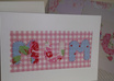 create a beautiful hand stitched fabric Mothers Day or Birthday Card and post it to you from Wales, GB