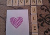 create a Scrabble style message/advertisment