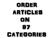 write a SEO 500 words article on 97 categories mentioned in this gig