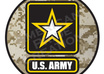 ship you this American Made Army 2 Circle Magnetic to Proudly Display