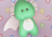 send you a pattern and tutorial to make this cute felt dragon