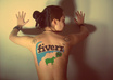 paint your logo or message on my Back with BODY Art Technique and take Photos
