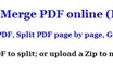 split or merge PDF under 5MB for Free, 5MB to 50MB