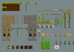 create five BEAUTIFUL animated or static pixel art images