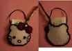 stitch and mail you 1 Hello Kitty handcrafted mini purse with bow in color you choose