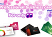 design a professional high quality business card small1