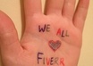 put your message on my hand in a HD picture for any reason
