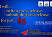 write and distribute a press release for backlinks, media, links and more small1