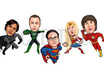 Caricature cartoons