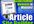tell you how to build article website