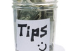 accept a tip for a job well done