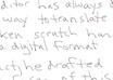 manually type / digitize up to 500 words of text