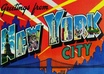 send a postcard from New York City to anywhere in the world