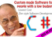 make SOFTWARE for people with a low budget