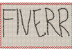 make hand stitch art of your message or logo or your name