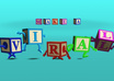 make your message in animated dancing blocks small1