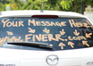 drive around Hollywood w/your message/ad on my car
