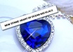sell a Stunning NEW Titanic Heart of Ocean Necklace with Blue Crystal small1