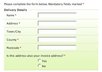 create a Html form