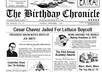 provide you with a mock newspaper front with genuine news from the Day anybody was Born small1