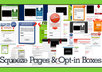 share my collection of Squeeze Pages, Landing Pages and Opt in Templates