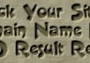 check your domain name and give you a SEO result report