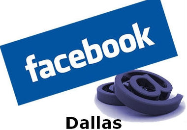 extract Geo-Targeted -Dallas- Facebook Email Addresses Online For Your Business - 1000 Emails Only big1