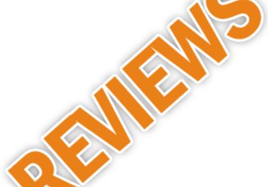 leave a positive review on any site of your wish big1
