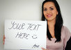 hold up a sign and advertise your businesses, websites, or anything you want